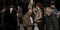 Syrische Händler im Istanbuler Viertel Al-Fateh
