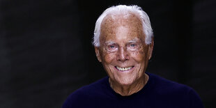 Portrait von Georgio Armani