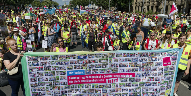 Kita-Streik in Berlin