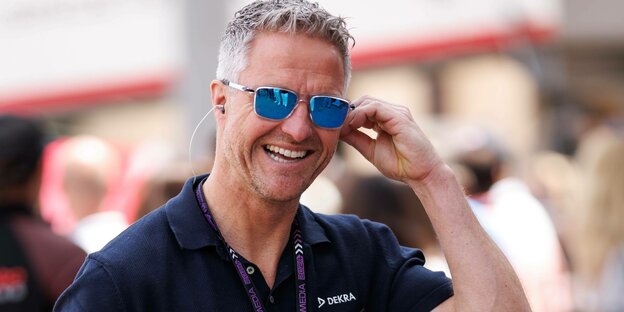 Ralf Schumacher mit Sonnenbrille