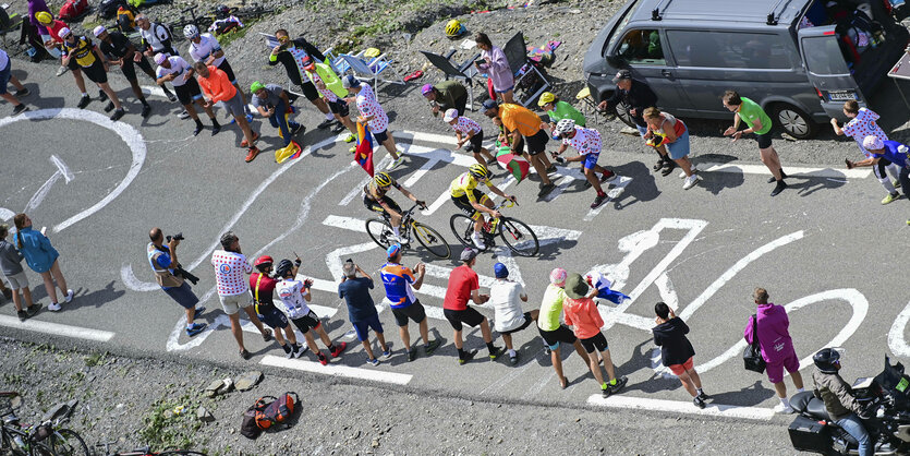 Tour de France von oben