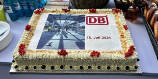 Die im Text beschriebene Torte