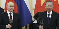 Der neue starke Mann Vietnams, To Lam, mit Wladimir Putin