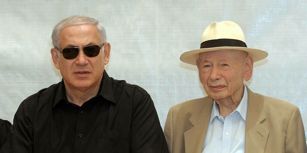 Benjamin und Benzion Netanyahu