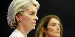 Ursula von der Leyen und Roberta Metsola