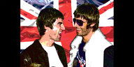 Noel und Liam Gallagher, lachend