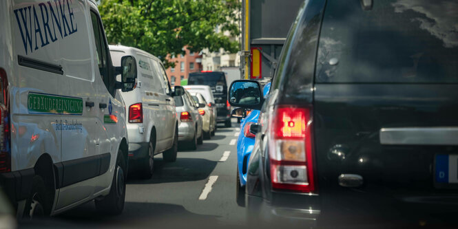 Autos im Stau