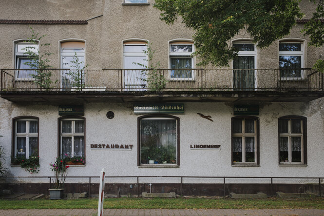 Außenansicht des Restaurants Lindenhof