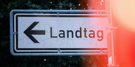 Wegweiser zum Landtag