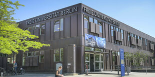 Die Rostlaube der Freien Universität Berlin.