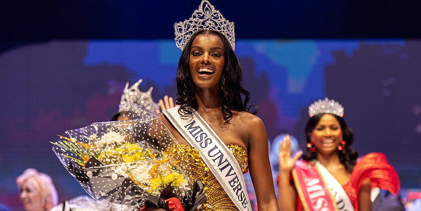 Die Gewinnerin des Schönheitswettbewerbs „Miss Universe Nigeria 2024“