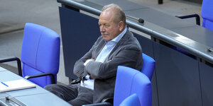 Frank Bsirske sitzt im Bundestag