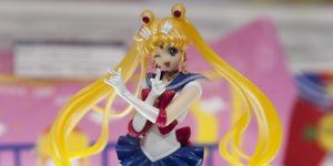 Eine Sailor-Moon-Figur