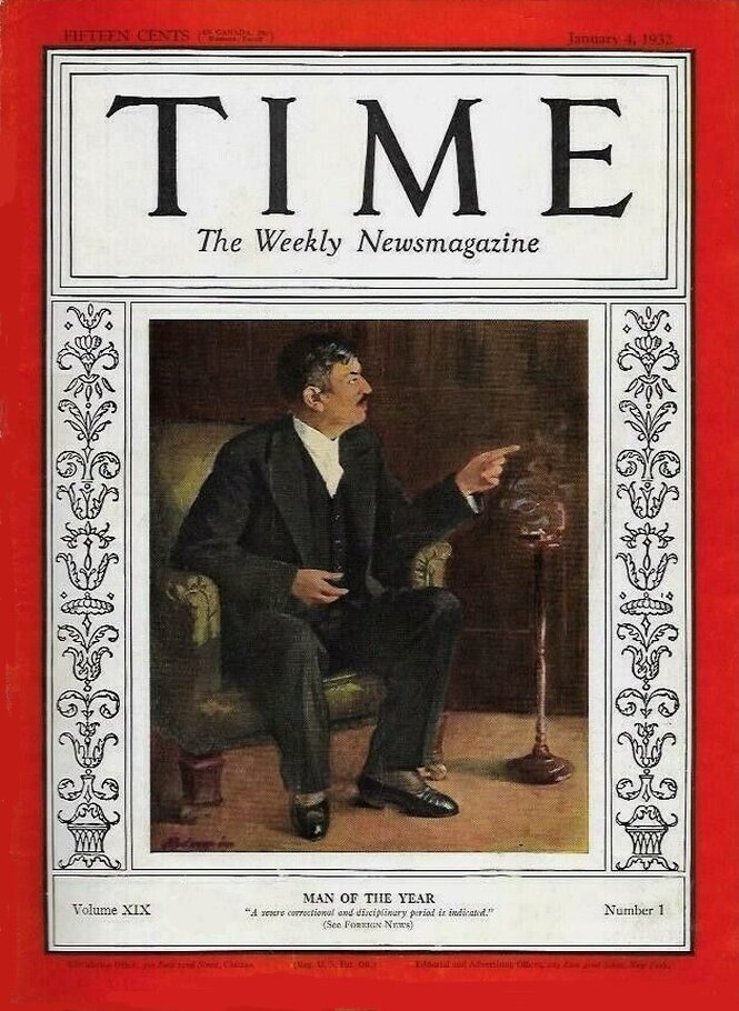 Das Titelblatt des Time-Magazin mit Charles De Gaulle