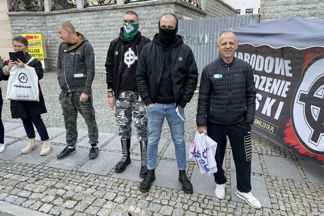 Polnische Neonazis beim CSD in Görlitz und Zgorzelec