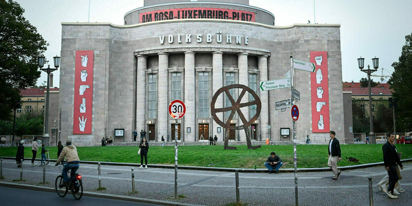 Das Gebäude der Berliner Volksbühne