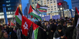 Palästina-Demo am Potsdamer Platz