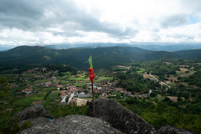 Das Dorf Covas do Barroso in Portugal