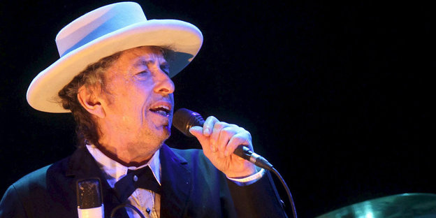 Bob Dylan mit Hut
