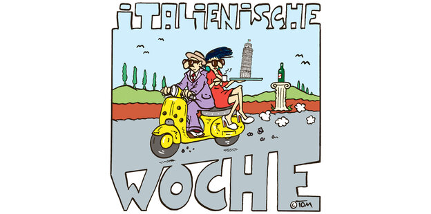 Eine Illustration mit der Aufschrift 