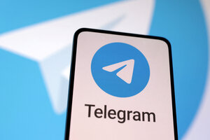 Das Logo von Telegram