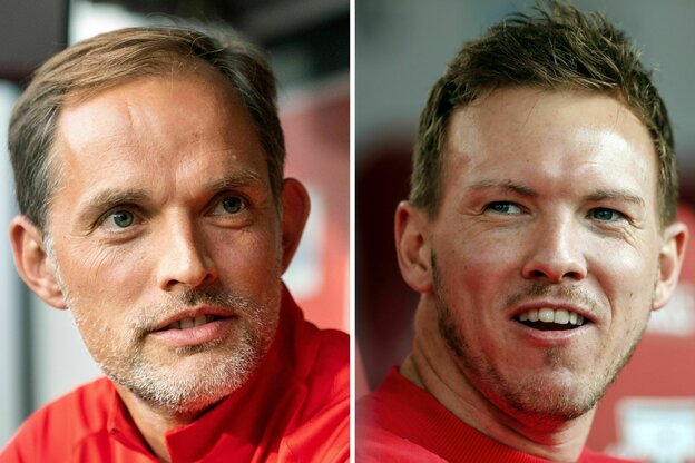 Vom Verein zum Verband: Thomas Tuchel (l.) und Julian Nagelsmann teilen das Schicksal