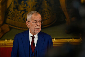 Österreichs Bundespräsident Alexander Van der Bellen