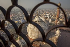 Blick über die Dächer von Delhi