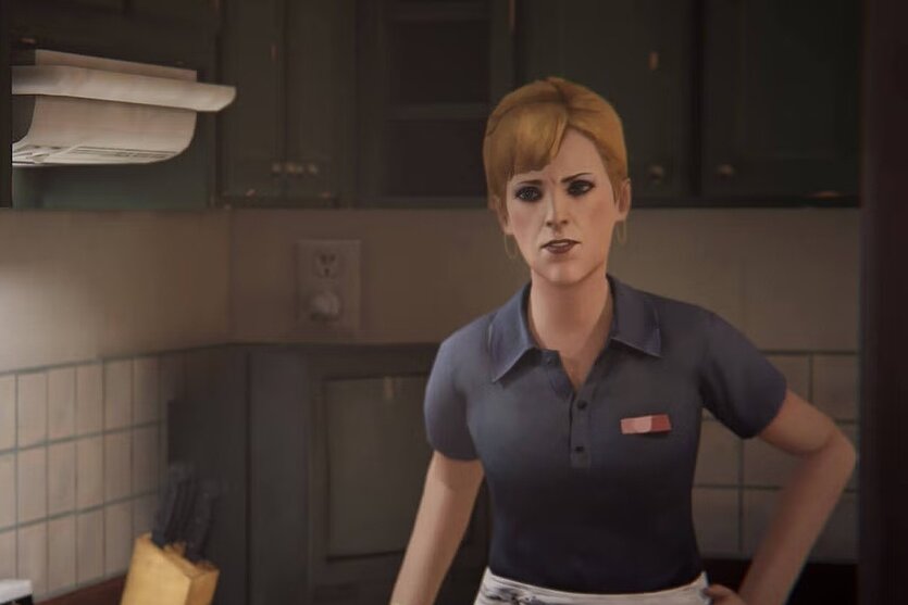 Karen Reynolds, die Mutter aus dem Spiel "Life Is Strange", spricht mit ihrer Tochter