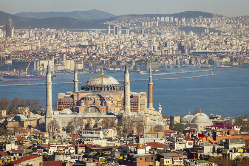 Blick auf Istanbul