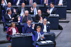 Abgeordnete der AFD im Bundestag