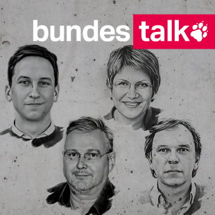 Portraits von Tobias Schulze, Pascal Beucker, Sabine am Orde und Stefan Reinecke