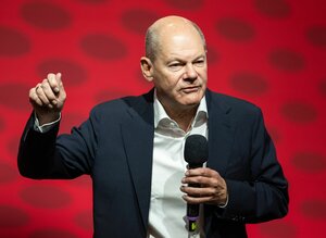 Olaf Scholz spricht