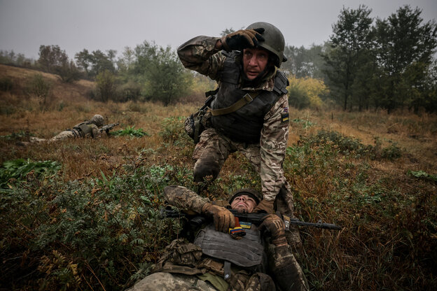 Soldaten bei einer Übung