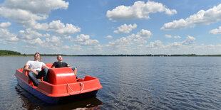 Tretboot in Bad Bederkesa