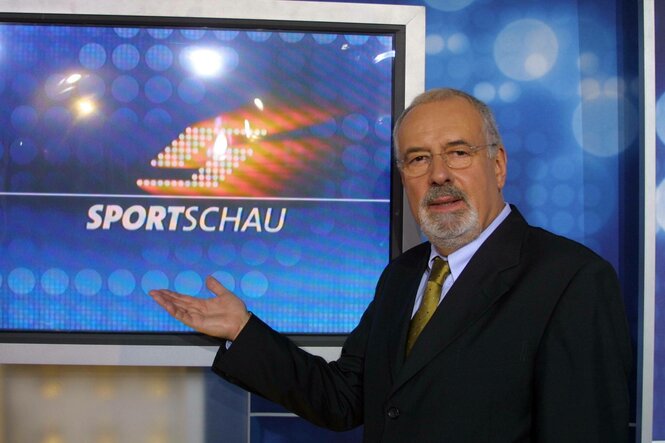 Heribert Faßbender im ARD-Sportschaustudio