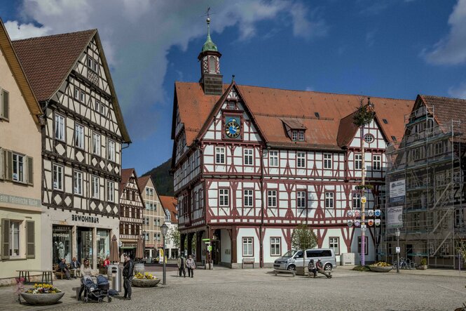 Das Rathaus von Bad Urach