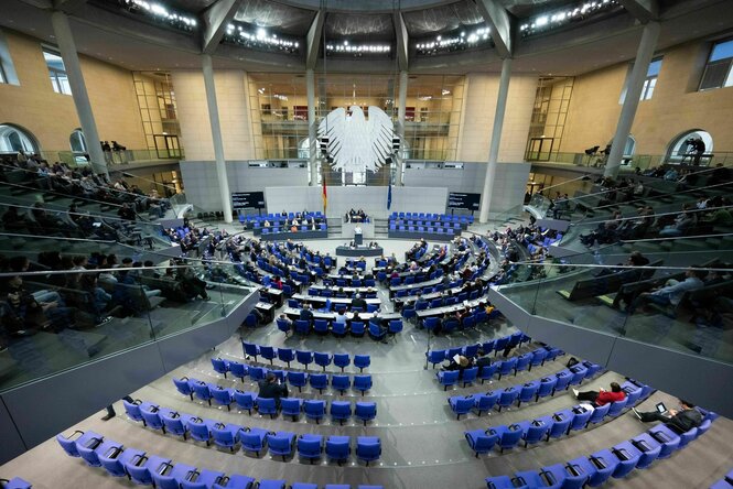 AfD-Politikerin Beatrix von Storch im Bundestag