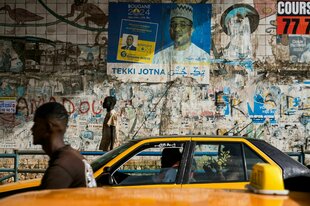 Straßenszene in Dakar, Senegal