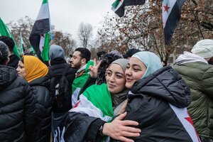 In Berlin feierten Tausende am Sonntag das Ende des Assad-Regimes