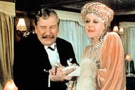 Filmszene aus "Tod auf dem Nil" mit Peter Ustinov und Angela Lansbury