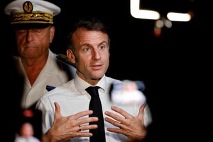 Macron auf Mayotte