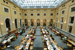 Lesesaal der Unibibliothek Leipzig