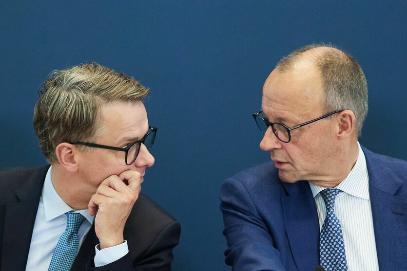 Carsten Linnemann und Friedrich Merz