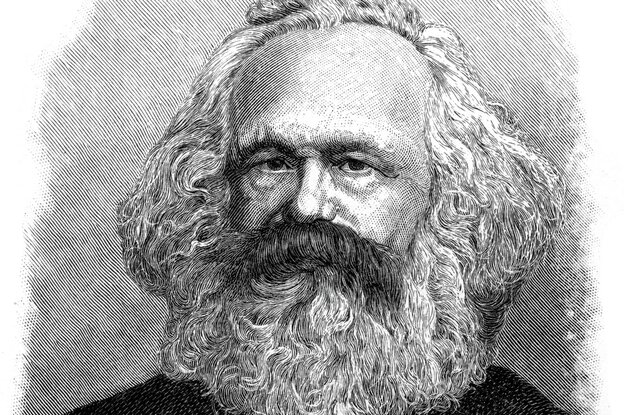 Porträt von Karl Marx