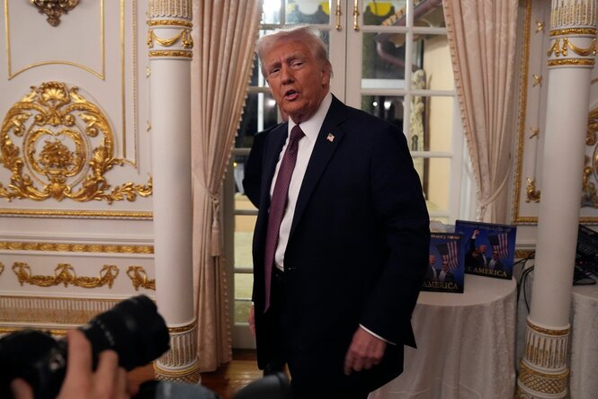 Trump wird fotografiert