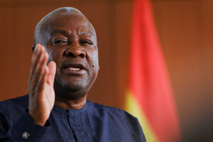 Ghanas Präsident John Dramani Mahama