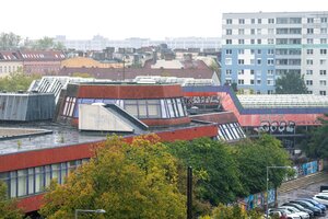 Das Sport- und Erholungszentrum (SEZ) an der Landsberger Allee.