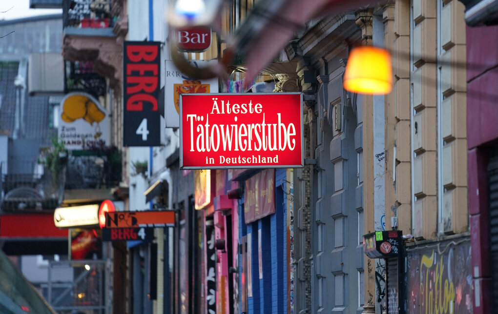 Die "älteste Tätowierstube Deutschlands" auf St. Pauli