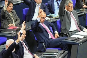 Friedrich Merz im Bundestag.